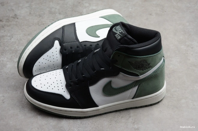 One Kick Clay 1 High Retro Air Green 555088-135 Jordan OG 0716